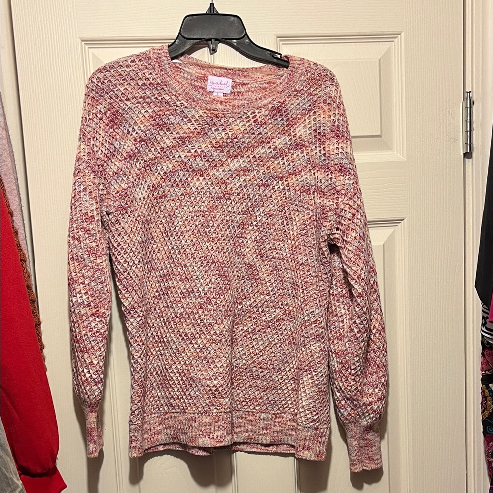 Isabel Maternity Knitted Pink Sweater - Size L